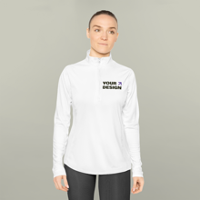 Ladies Quarter-Zip Pullover