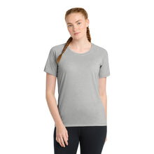 Women's PosiCharge Tri-Blend Wicking Scoop Neck Raglan Tee
