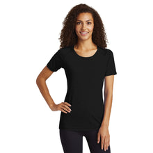 Women's PosiCharge Tri-Blend Wicking Scoop Neck Raglan Tee