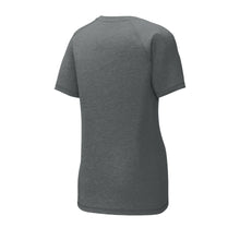 Women's PosiCharge Tri-Blend Wicking Scoop Neck Raglan Tee