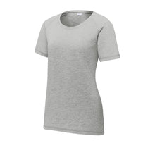 Women's PosiCharge Tri-Blend Wicking Scoop Neck Raglan Tee