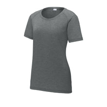 Women's PosiCharge Tri-Blend Wicking Scoop Neck Raglan Tee