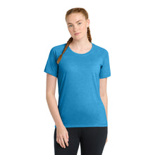 Women's PosiCharge Tri-Blend Wicking Scoop Neck Raglan Tee