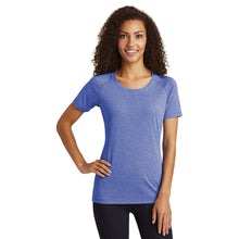 Women's PosiCharge Tri-Blend Wicking Scoop Neck Raglan Tee