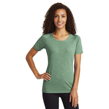 Women's PosiCharge Tri-Blend Wicking Scoop Neck Raglan Tee