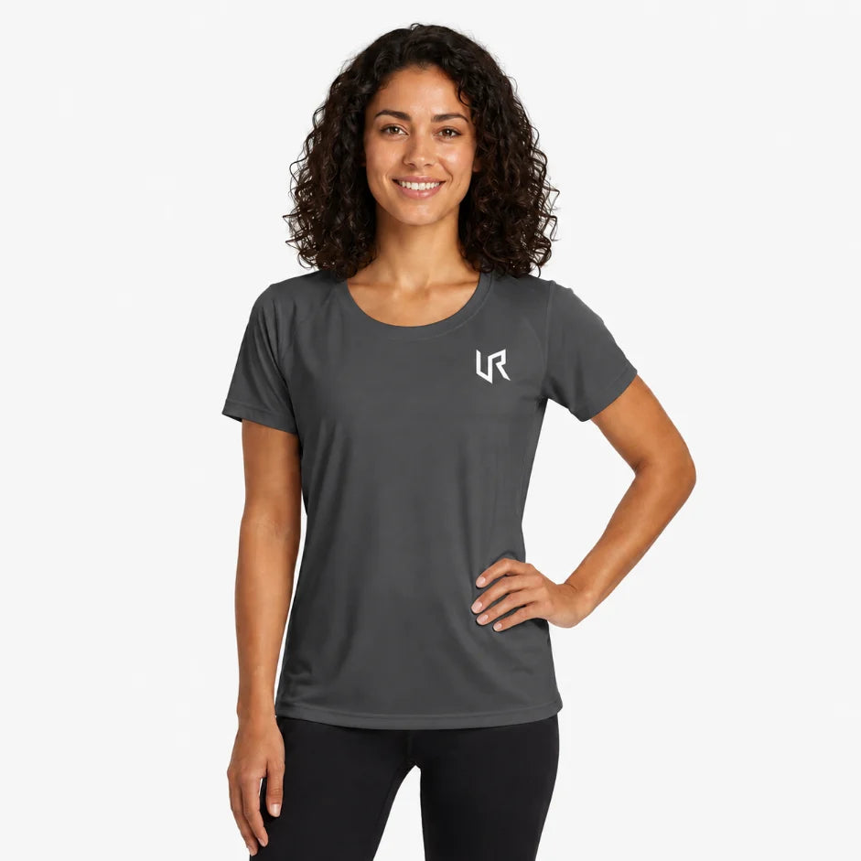 Women's PosiCharge Tri-Blend Wicking Scoop Neck Raglan Tee