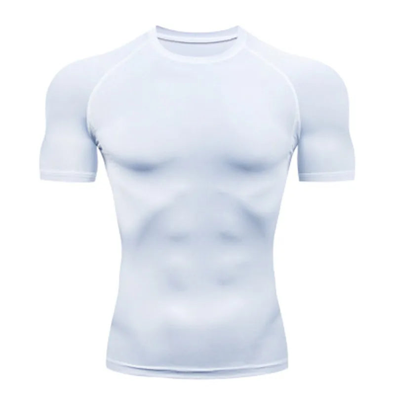 Men's Compression Sports T-Shirt – Quick-Dry Gym & Running