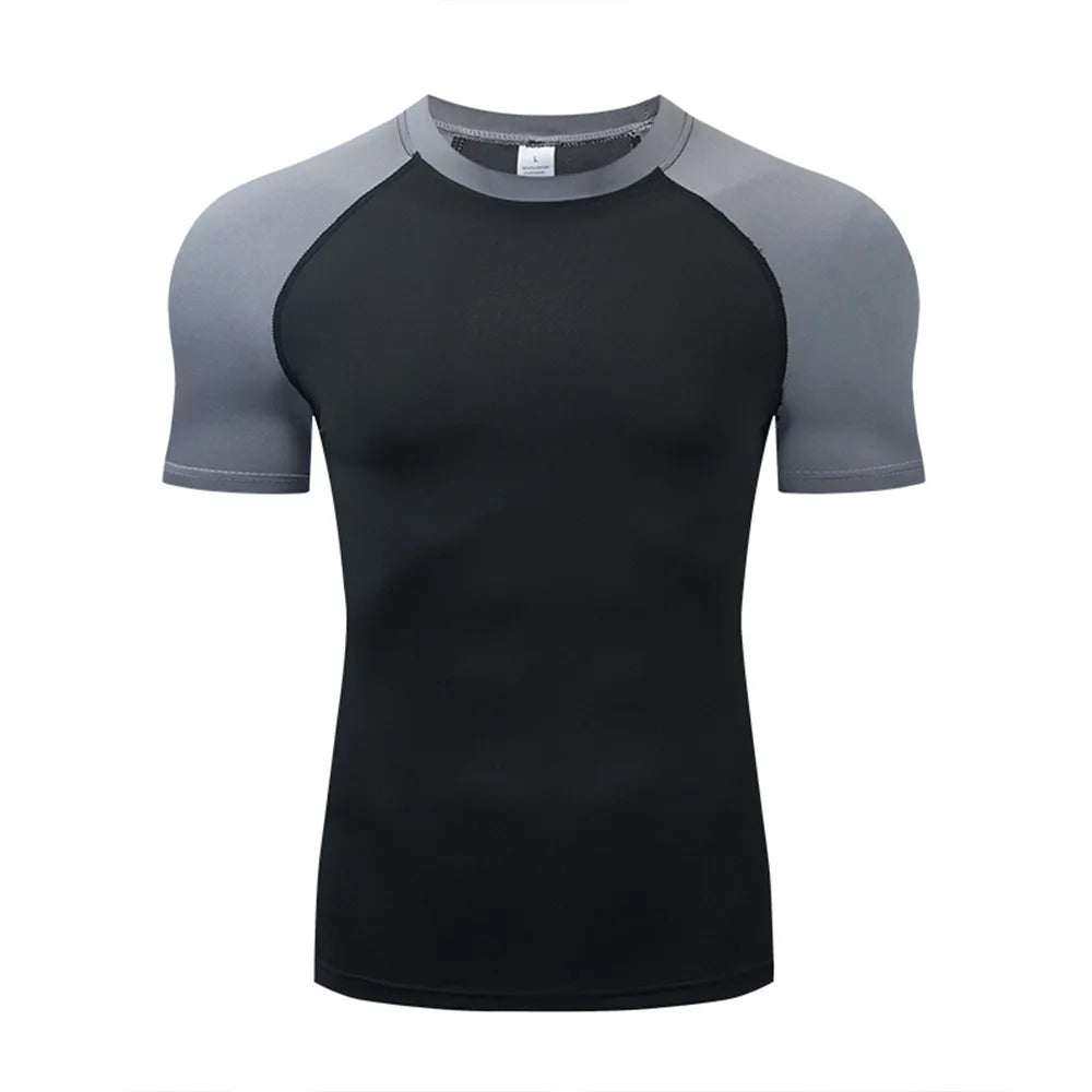 Men's Compression Sports T-Shirt – Quick-Dry Gym & Running