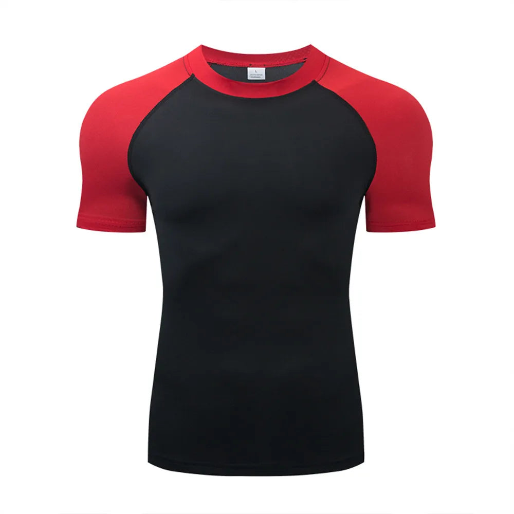 Men's Compression Sports T-Shirt – Quick-Dry Gym & Running