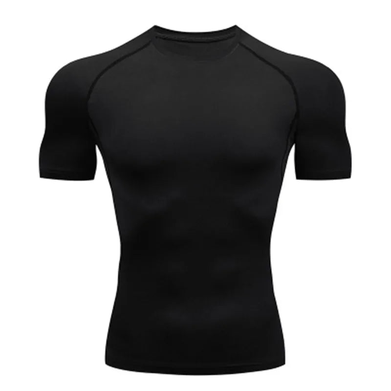 Men's Compression Sports T-Shirt – Quick-Dry Gym & Running