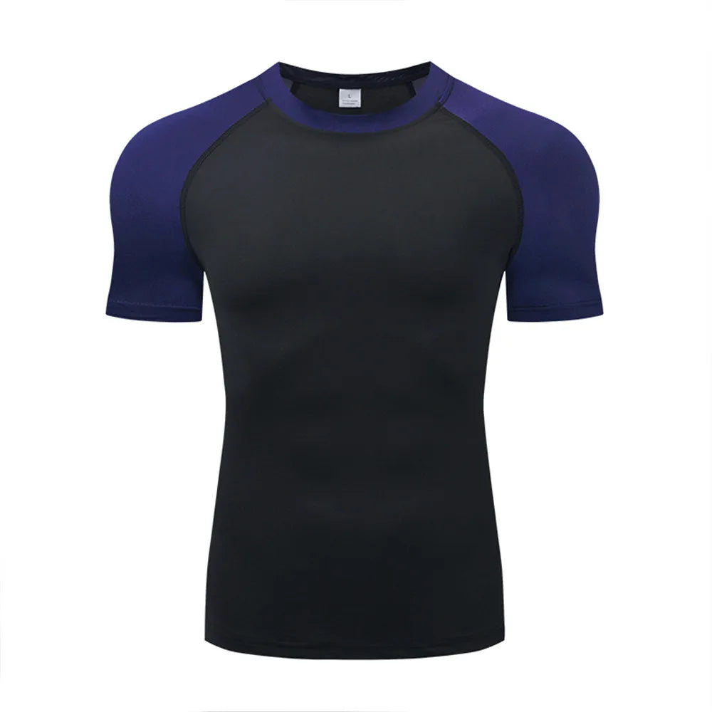 Men's Compression Sports T-Shirt – Quick-Dry Gym & Running