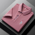 Men's Embroidered Polo Shirt – Anti-Wrinkle Casual Summer Top