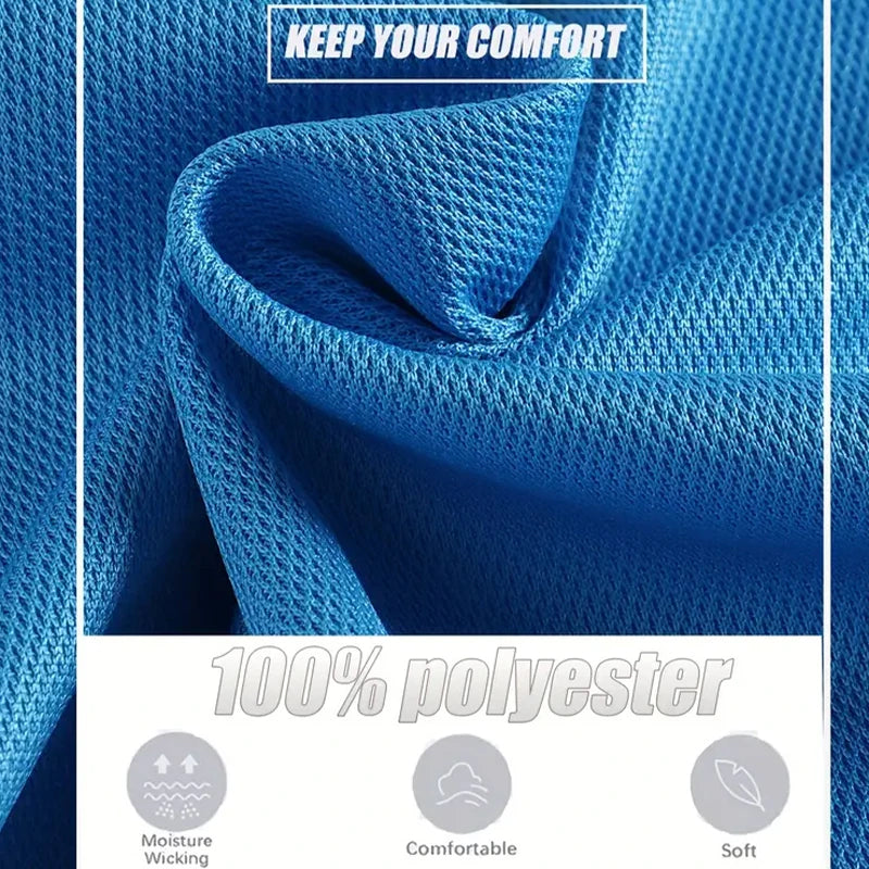 Men's Breathable Polo Shirt – Solid Color Short Sleeve Casual
