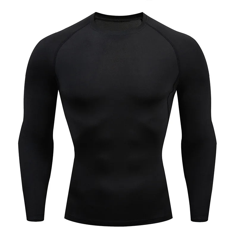 Men's Compression Sports T-Shirt – Quick-Dry Gym & Running