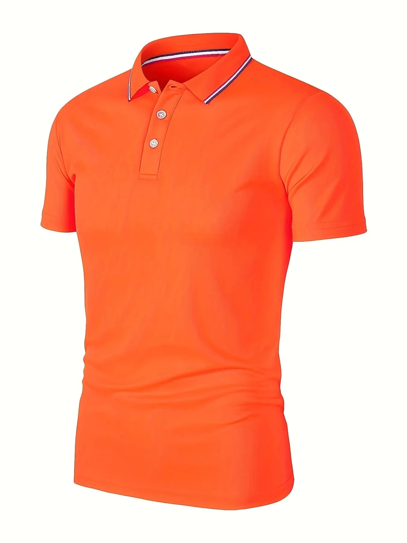 Men's Casual Polo Shirt – Breathable Short Sleeve