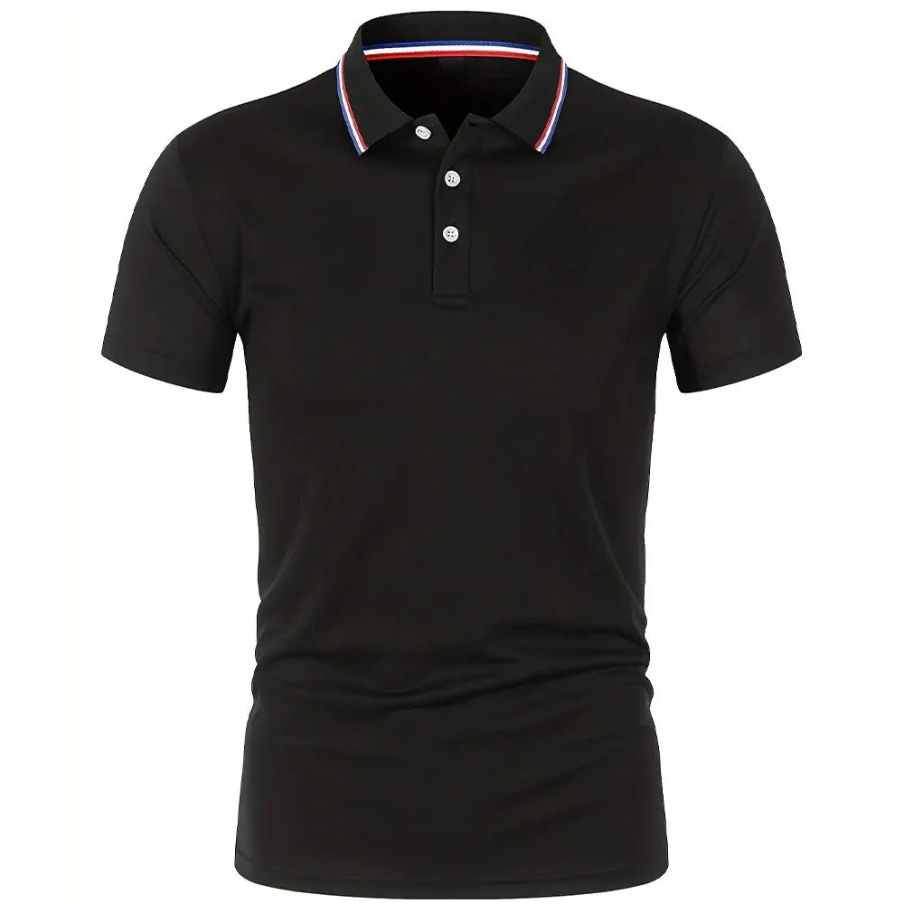Men's Casual Polo Shirt – Breathable Short Sleeve